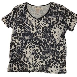 White Stag Black & White Short Sleeve Top